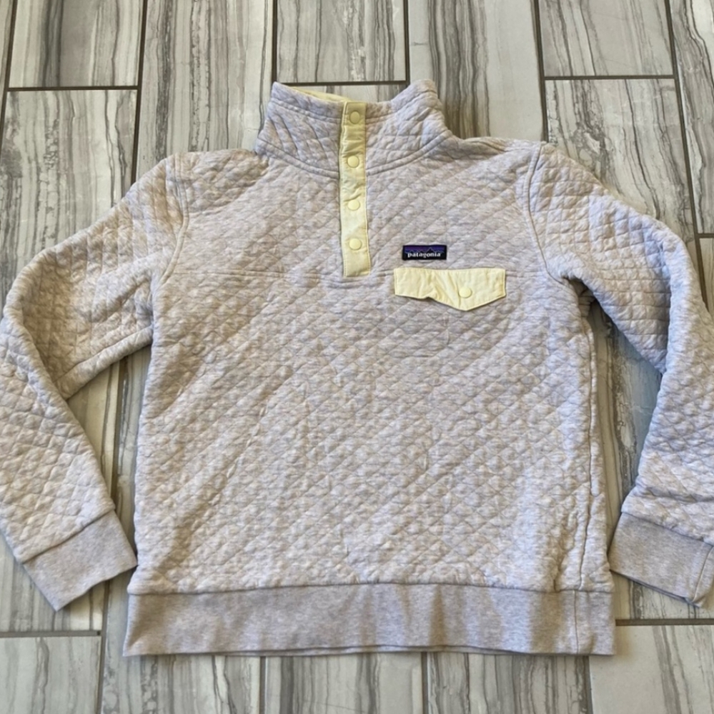 Patagonia Organic Cotton Quilted Snap-T pullover.